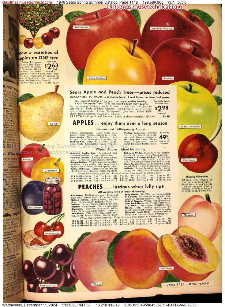 1948 Sears Spring Summer Catalog, Page 1149