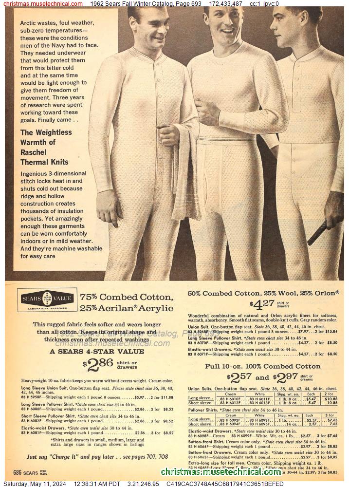 1962 Sears Fall Winter Catalog, Page 693