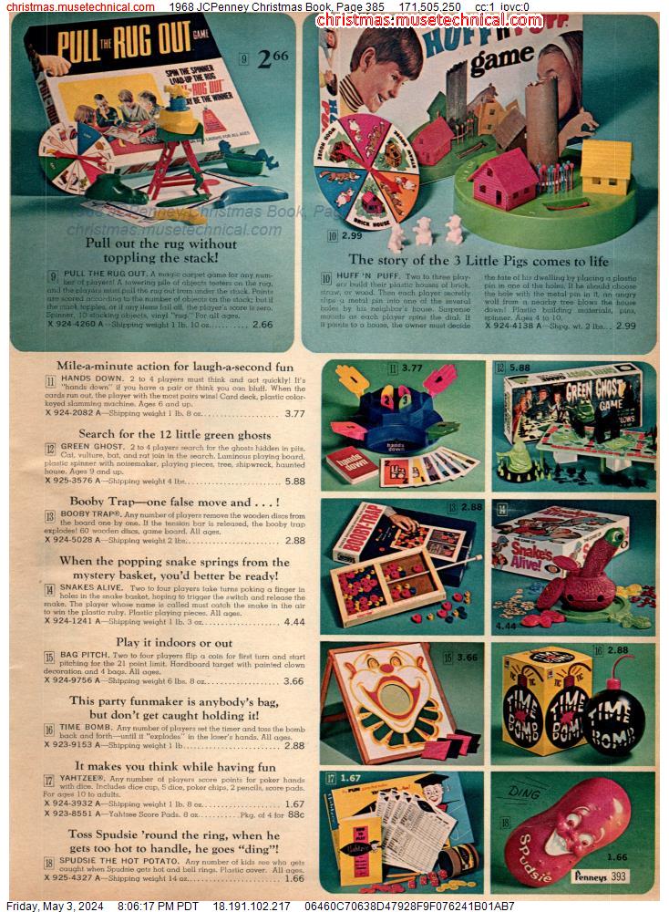 1968 JCPenney Christmas Book, Page 385