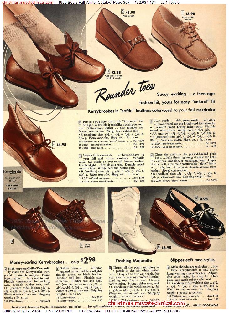1950 Sears Fall Winter Catalog, Page 367