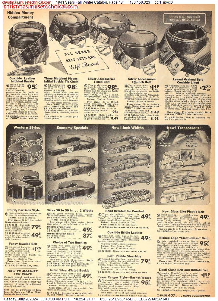 1941 Sears Fall Winter Catalog, Page 484
