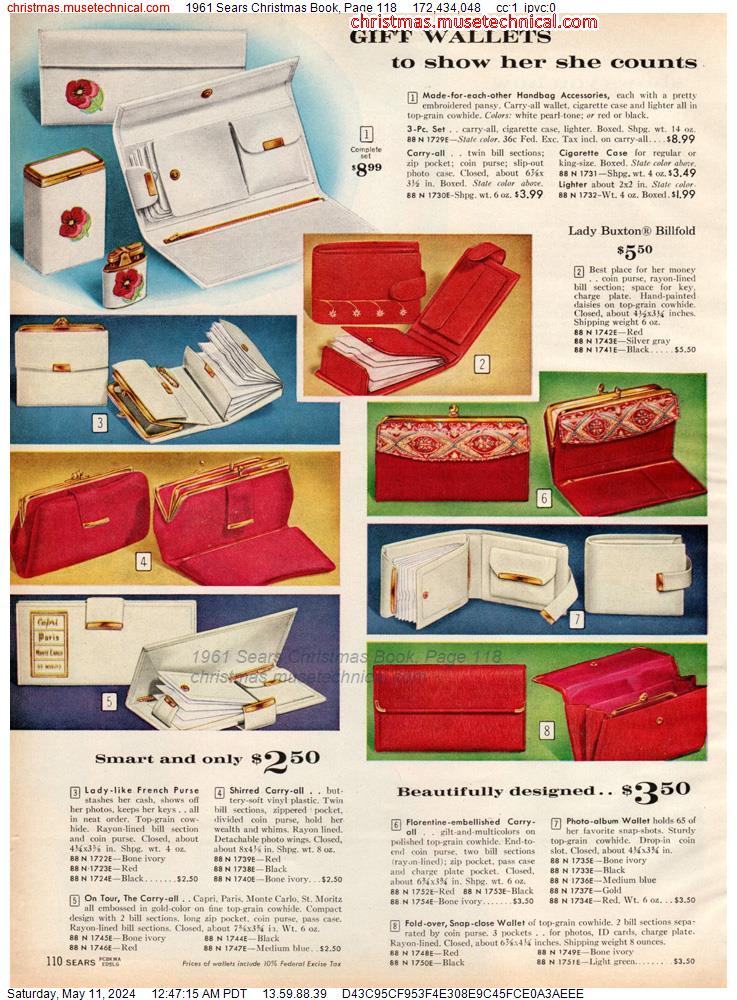 1961 Sears Christmas Book, Page 118