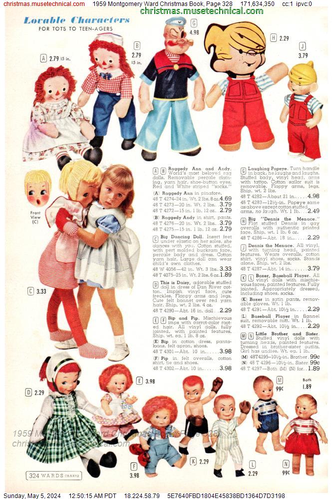 1959 Montgomery Ward Christmas Book, Page 328