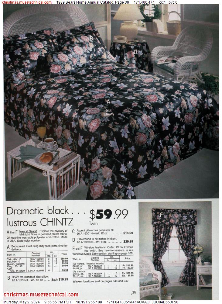 1989 Sears Home Annual Catalog, Page 39