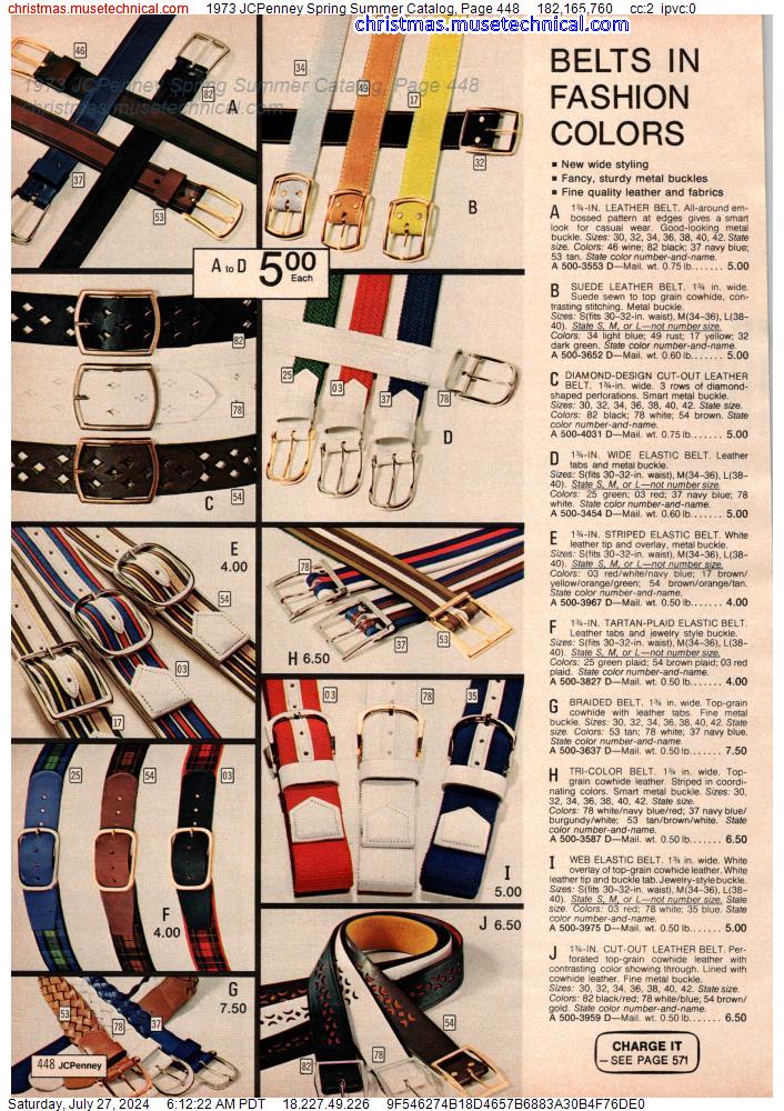 1973 JCPenney Spring Summer Catalog, Page 448