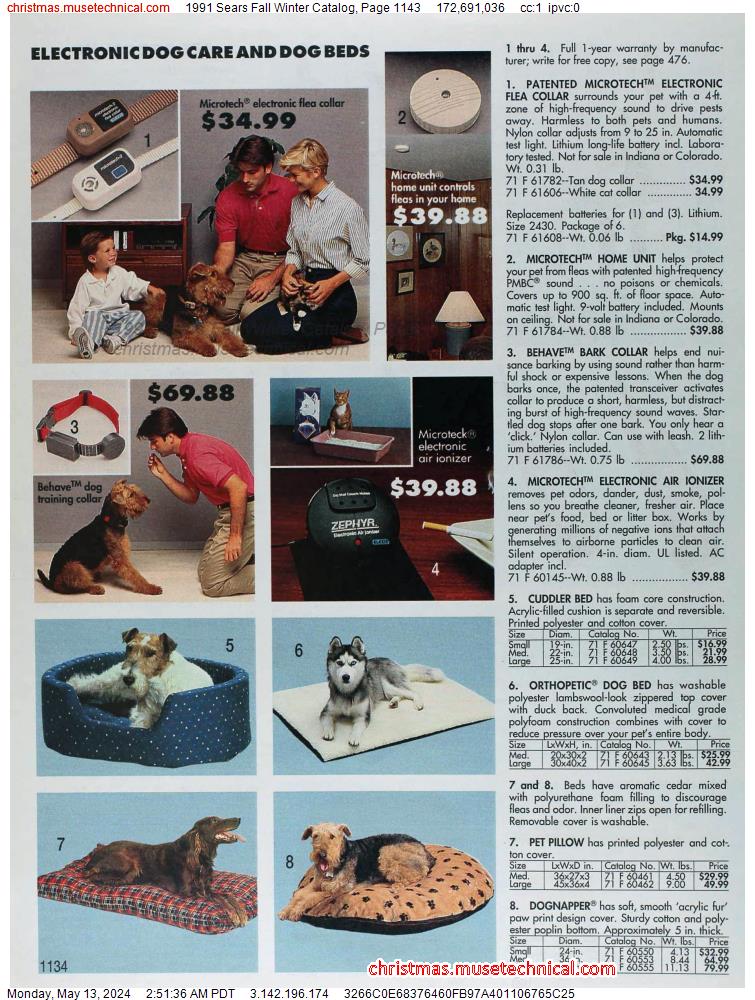 1991 Sears Fall Winter Catalog, Page 1143