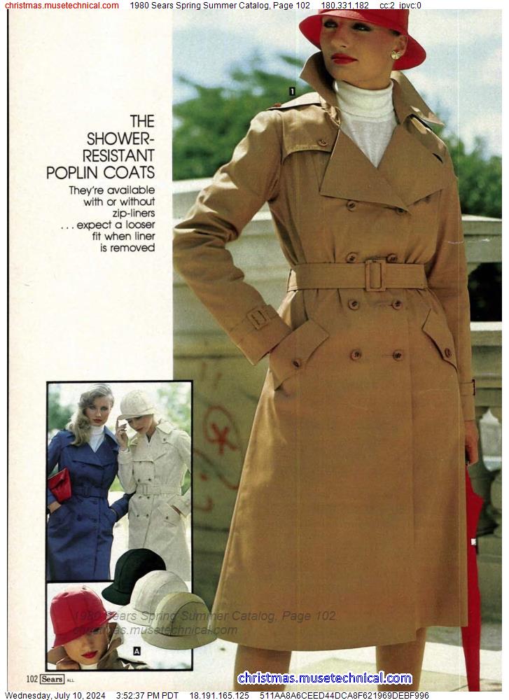 1980 Sears Spring Summer Catalog, Page 102