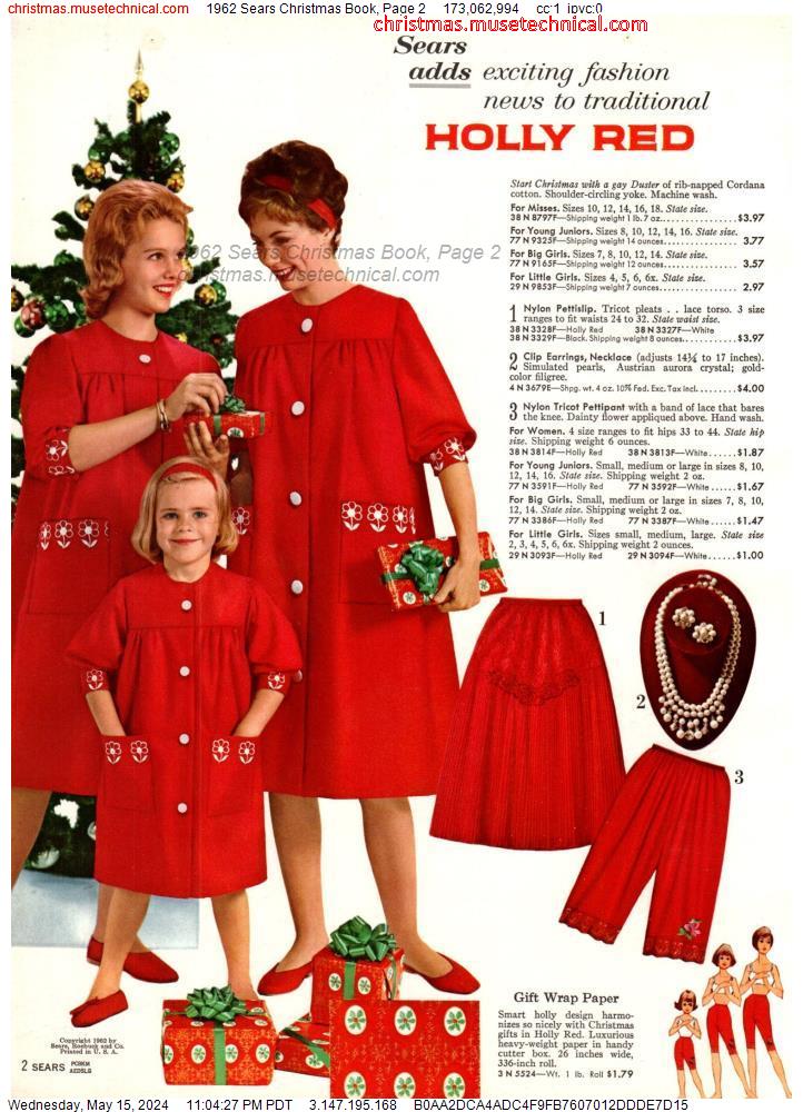 1962 Sears Christmas Book, Page 2