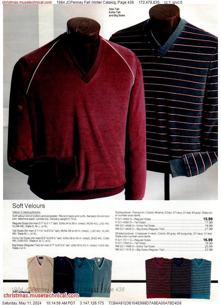 1984 JCPenney Fall Winter Catalog, Page 438