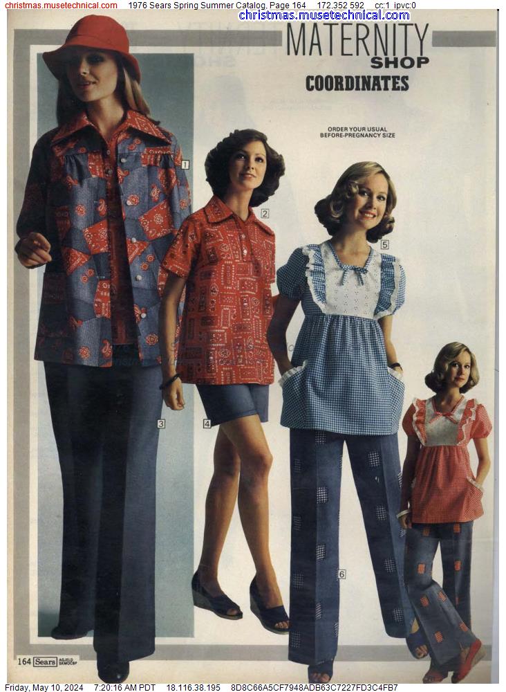 1976 Sears Spring Summer Catalog, Page 164