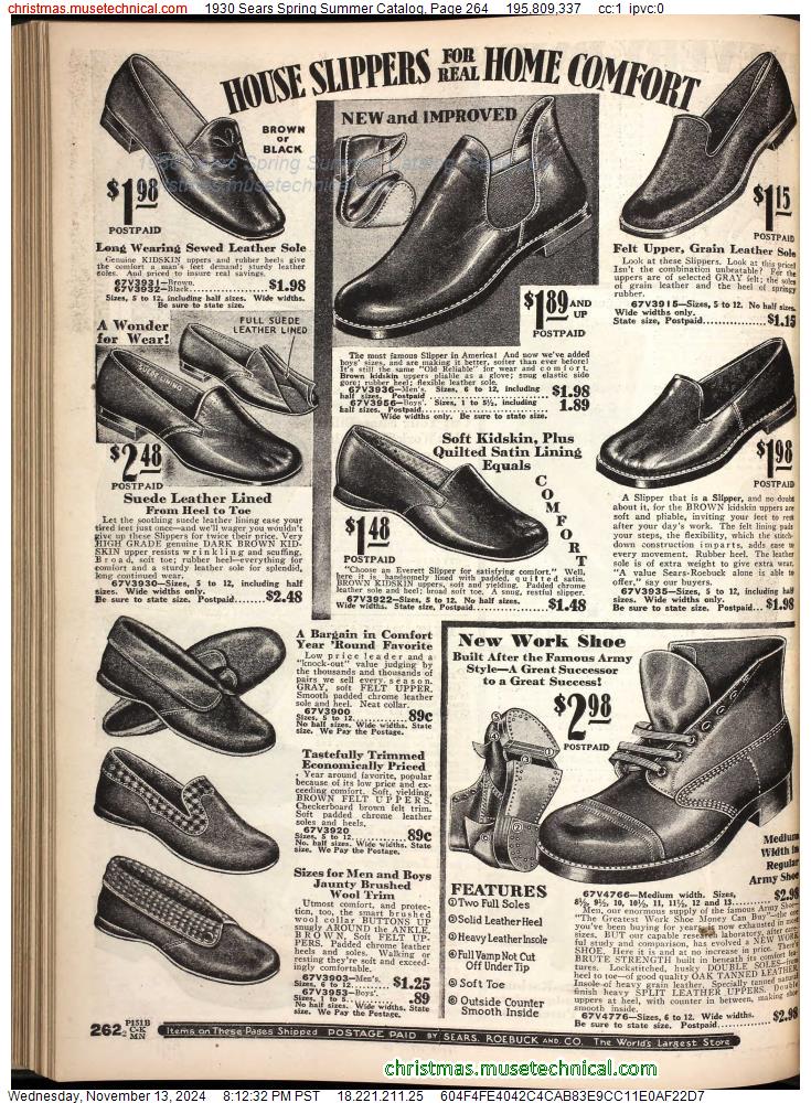 1930 Sears Spring Summer Catalog, Page 264