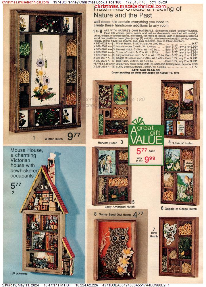 1974 JCPenney Christmas Book, Page 180