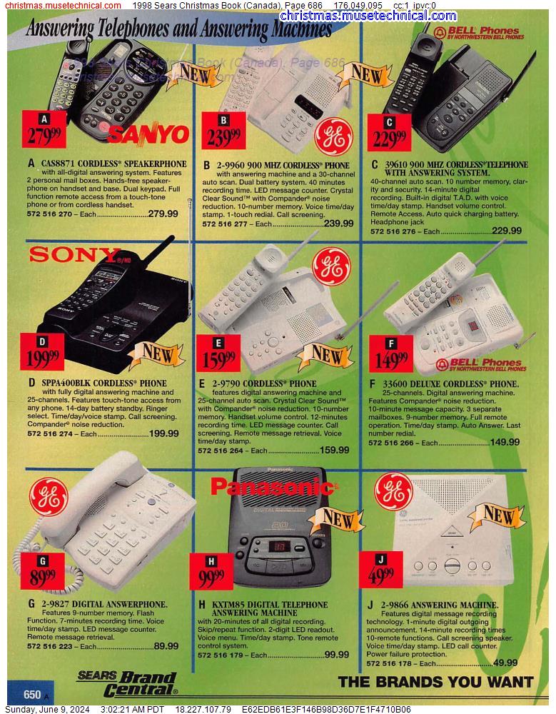 1998 Sears Christmas Book (Canada), Page 686