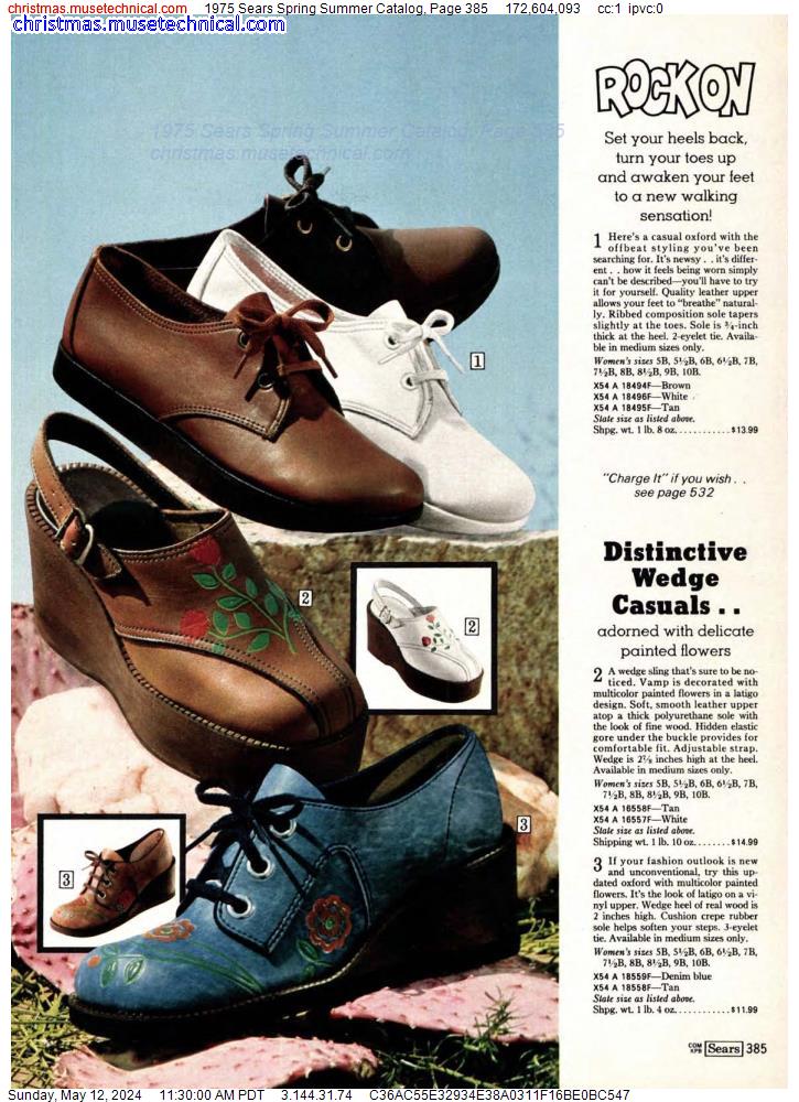 1975 Sears Spring Summer Catalog, Page 385