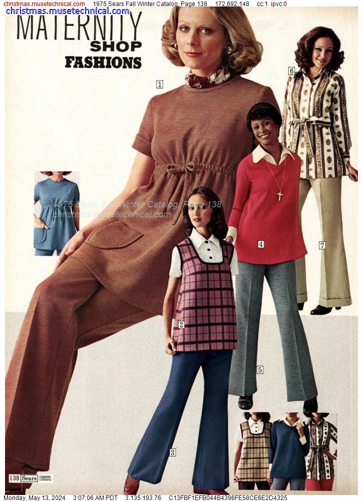 1975 Sears Fall Winter Catalog, Page 138