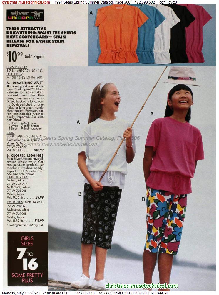 1991 Sears Spring Summer Catalog, Page 306