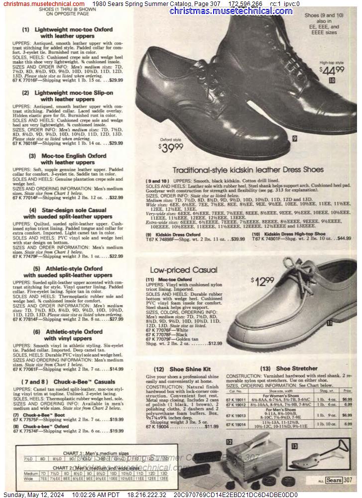 1980 Sears Spring Summer Catalog, Page 307