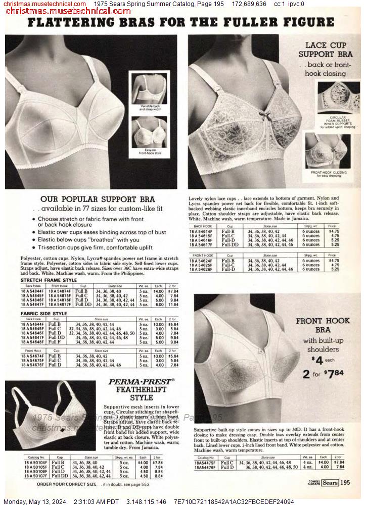 1975 Sears Spring Summer Catalog, Page 195