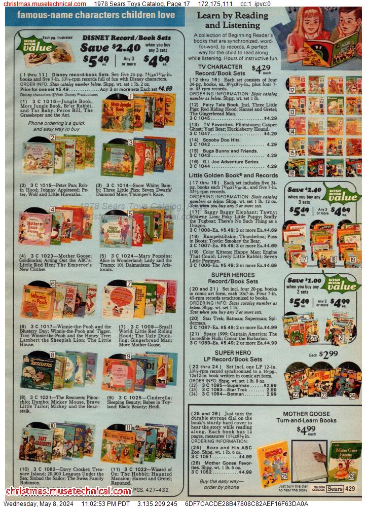 1978 Sears Toys Catalog, Page 17