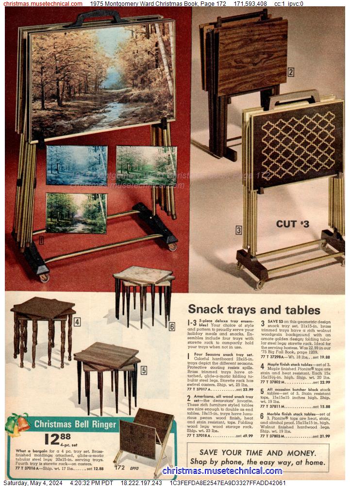 1975 Montgomery Ward Christmas Book, Page 172