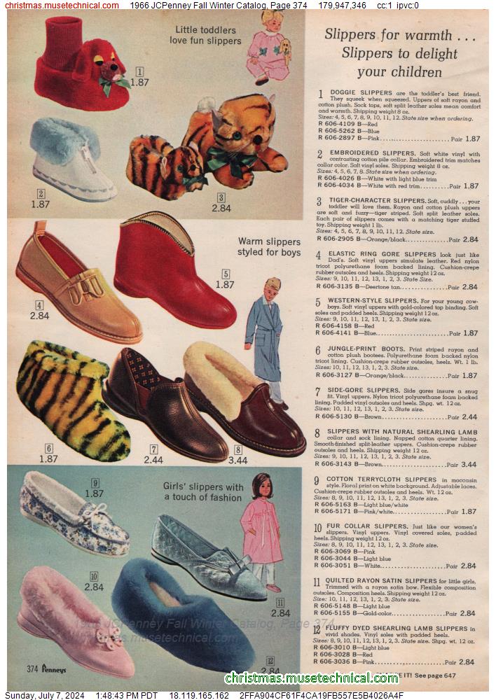 1966 JCPenney Fall Winter Catalog, Page 374