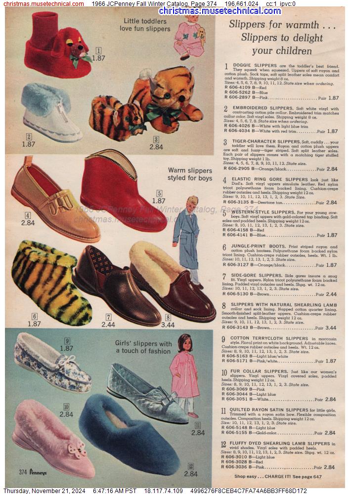 1966 JCPenney Fall Winter Catalog, Page 374