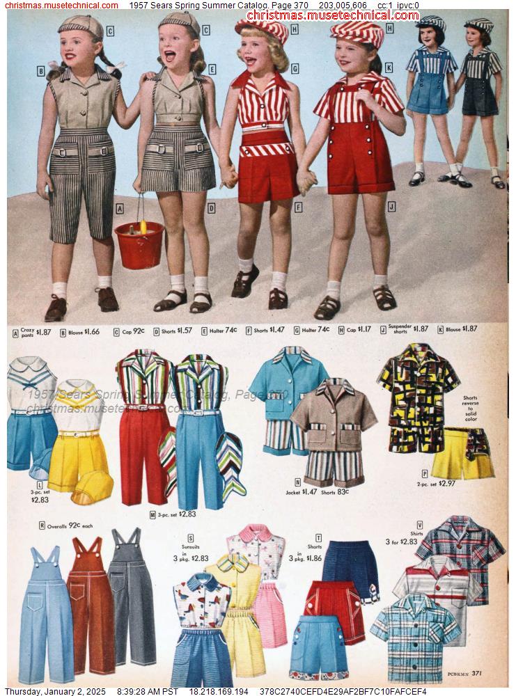 1957 Sears Spring Summer Catalog, Page 370