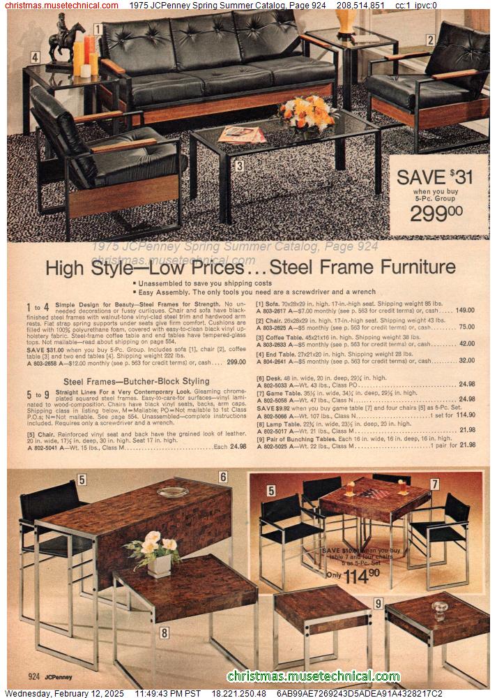 1975 JCPenney Spring Summer Catalog, Page 924