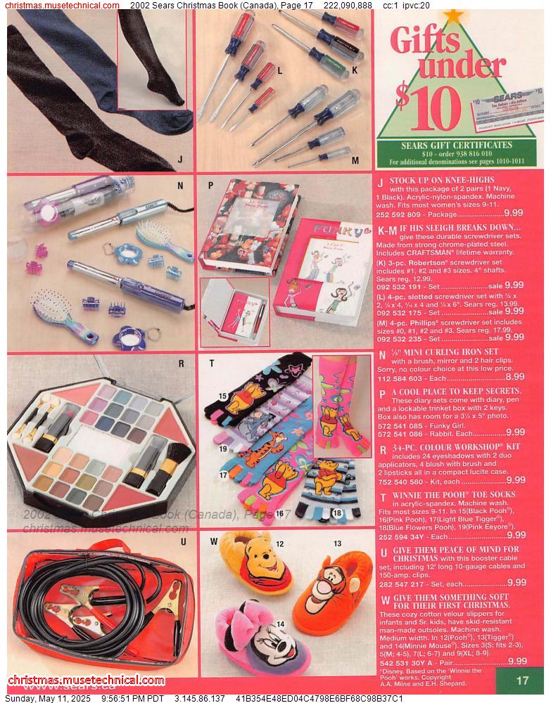 2002 Sears Christmas Book (Canada), Page 17