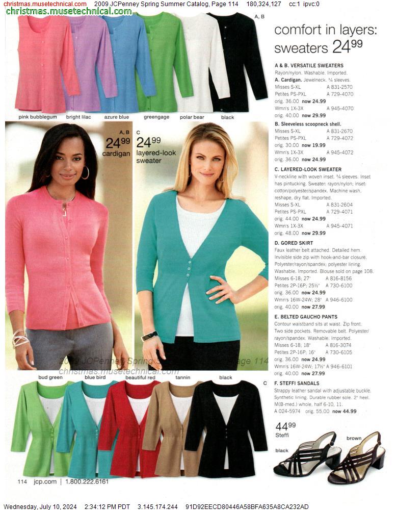 2009 JCPenney Spring Summer Catalog, Page 114