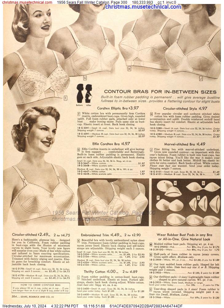 1956 Sears Fall Winter Catalog, Page 300