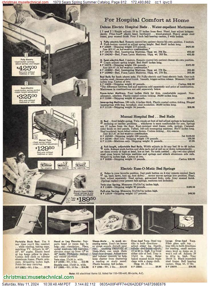 1970 Sears Spring Summer Catalog, Page 812