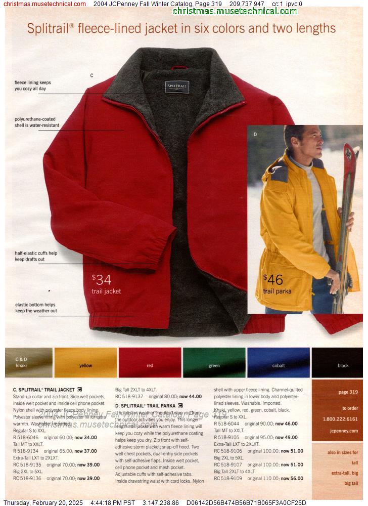 2004 JCPenney Fall Winter Catalog, Page 319