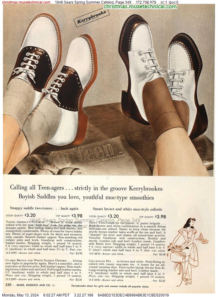 1946 Sears Spring Summer Catalog, Page 349