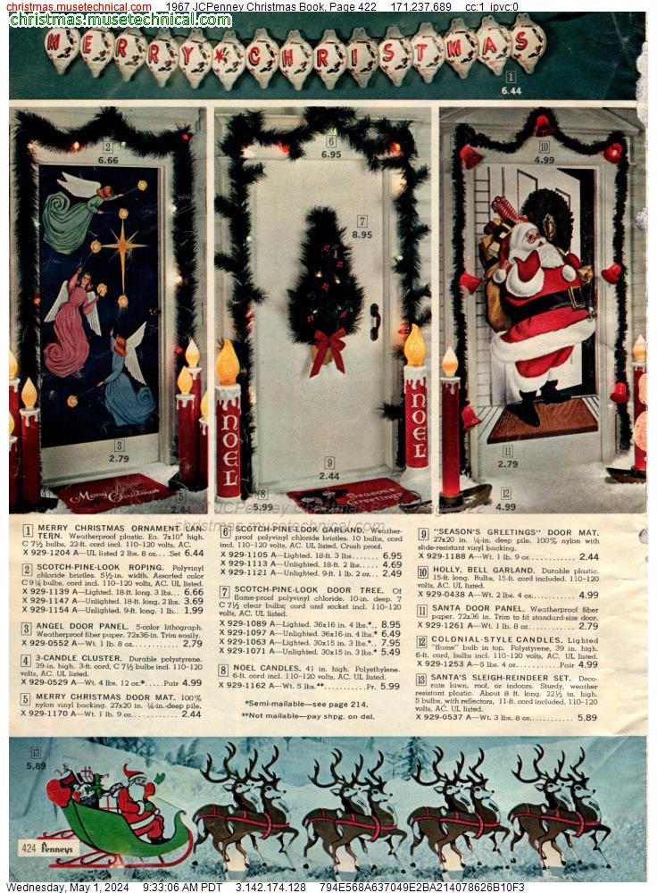 1967 JCPenney Christmas Book, Page 422