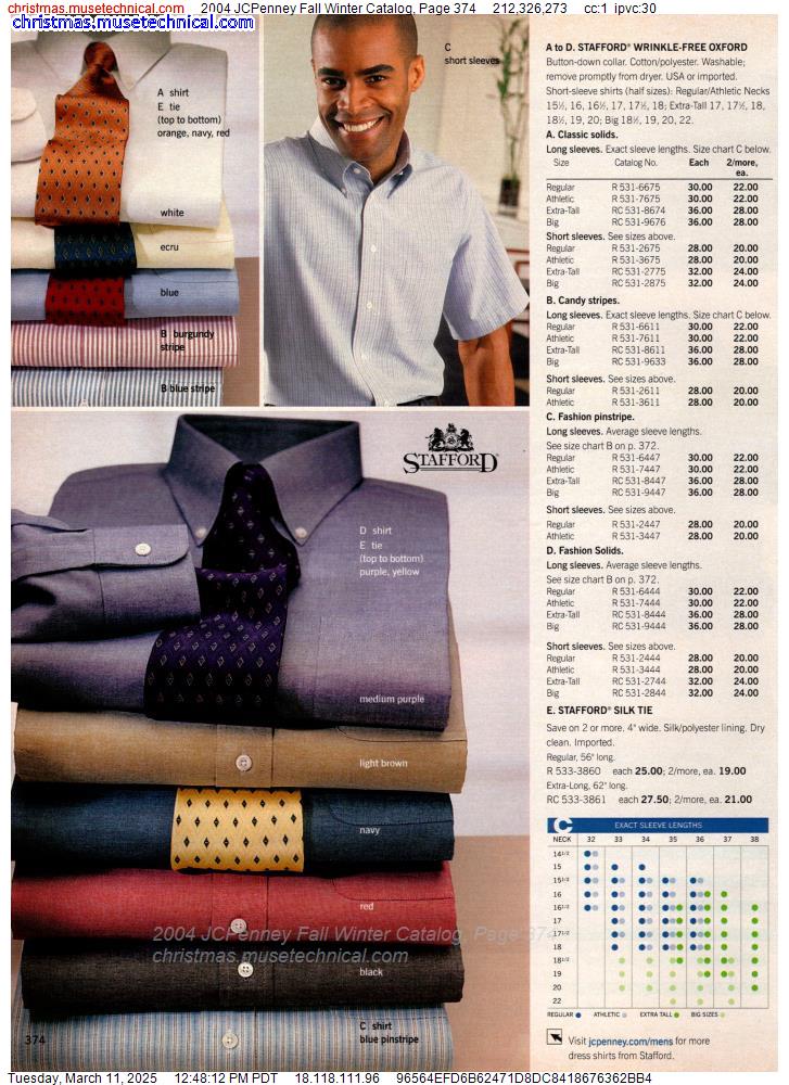 2004 JCPenney Fall Winter Catalog, Page 374