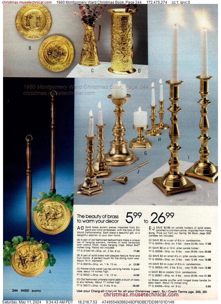 1980 Montgomery Ward Christmas Book, Page 244