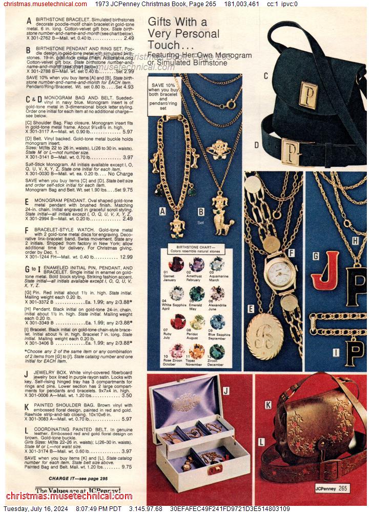 1973 JCPenney Christmas Book, Page 265
