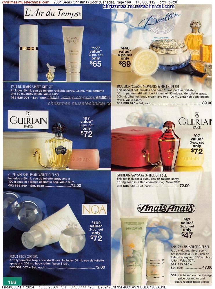 2001 Sears Christmas Book (Canada), Page 168