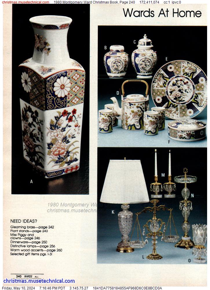 1980 Montgomery Ward Christmas Book, Page 240