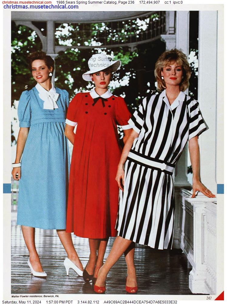 1986 Sears Spring Summer Catalog, Page 236