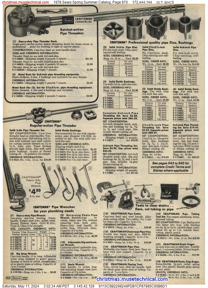 1976 Sears Spring Summer Catalog, Page 670