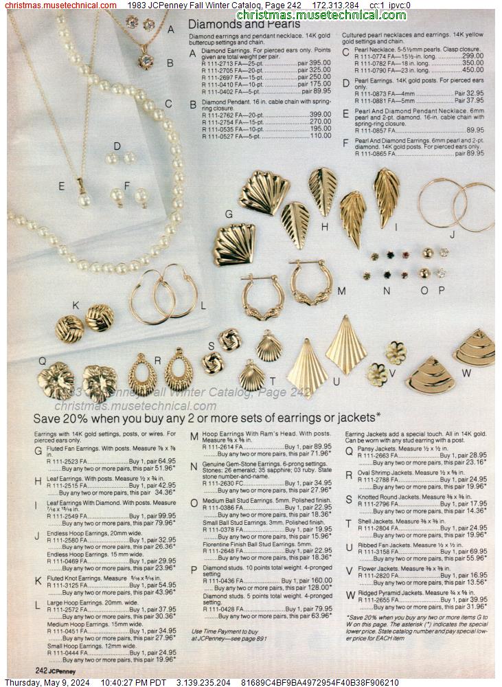 1983 JCPenney Fall Winter Catalog, Page 242
