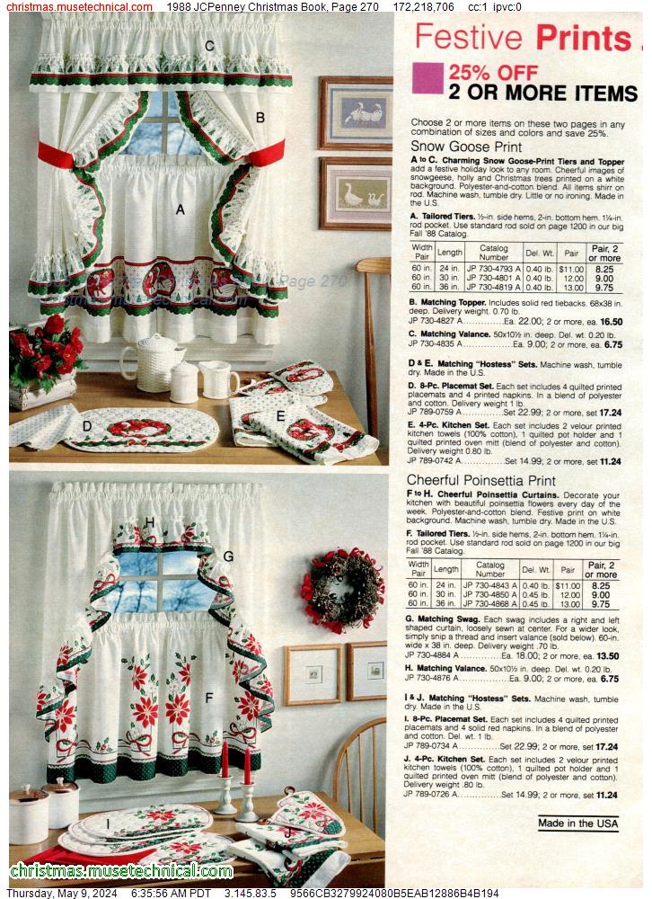 1988 JCPenney Christmas Book, Page 270