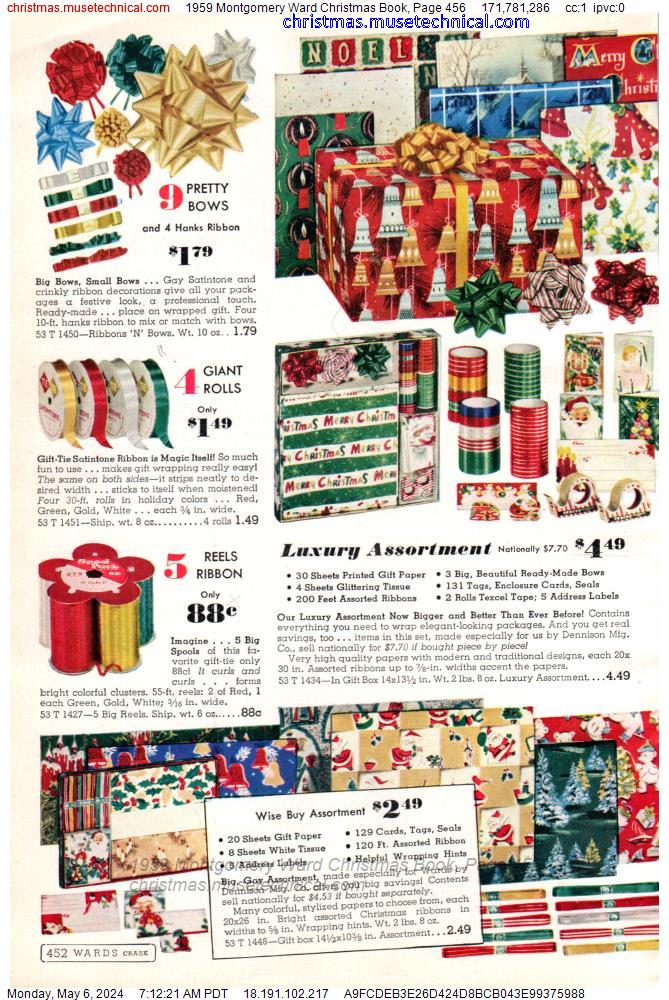 1959 Montgomery Ward Christmas Book, Page 456