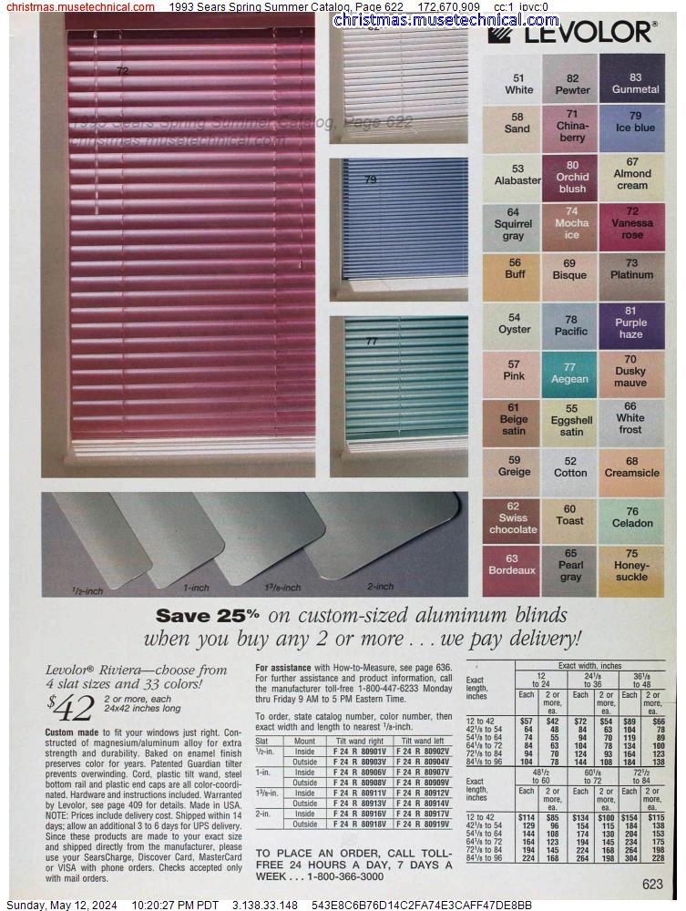 1993 Sears Spring Summer Catalog, Page 622