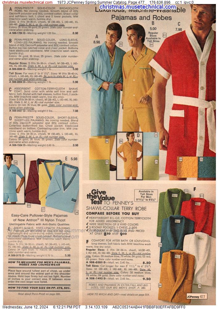 1973 JCPenney Spring Summer Catalog, Page 477
