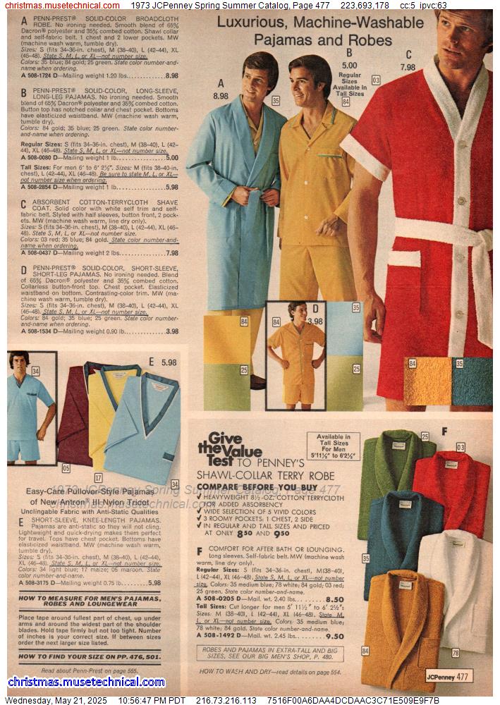 1973 JCPenney Spring Summer Catalog, Page 477