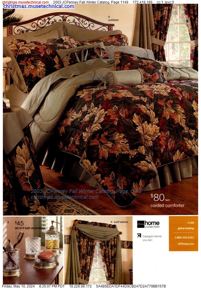 2003 JCPenney Fall Winter Catalog, Page 1149