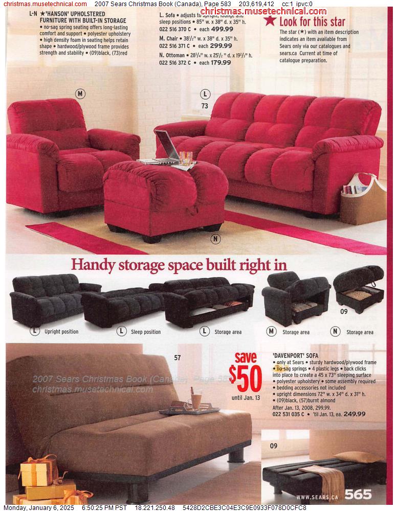 2007 Sears Christmas Book (Canada), Page 583